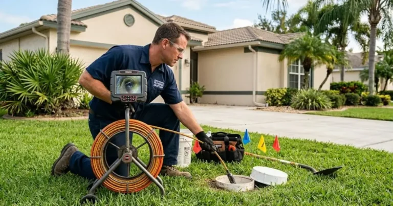 How do plumbers find a sewer line problem? A plumber performs a sewer camera inspection
